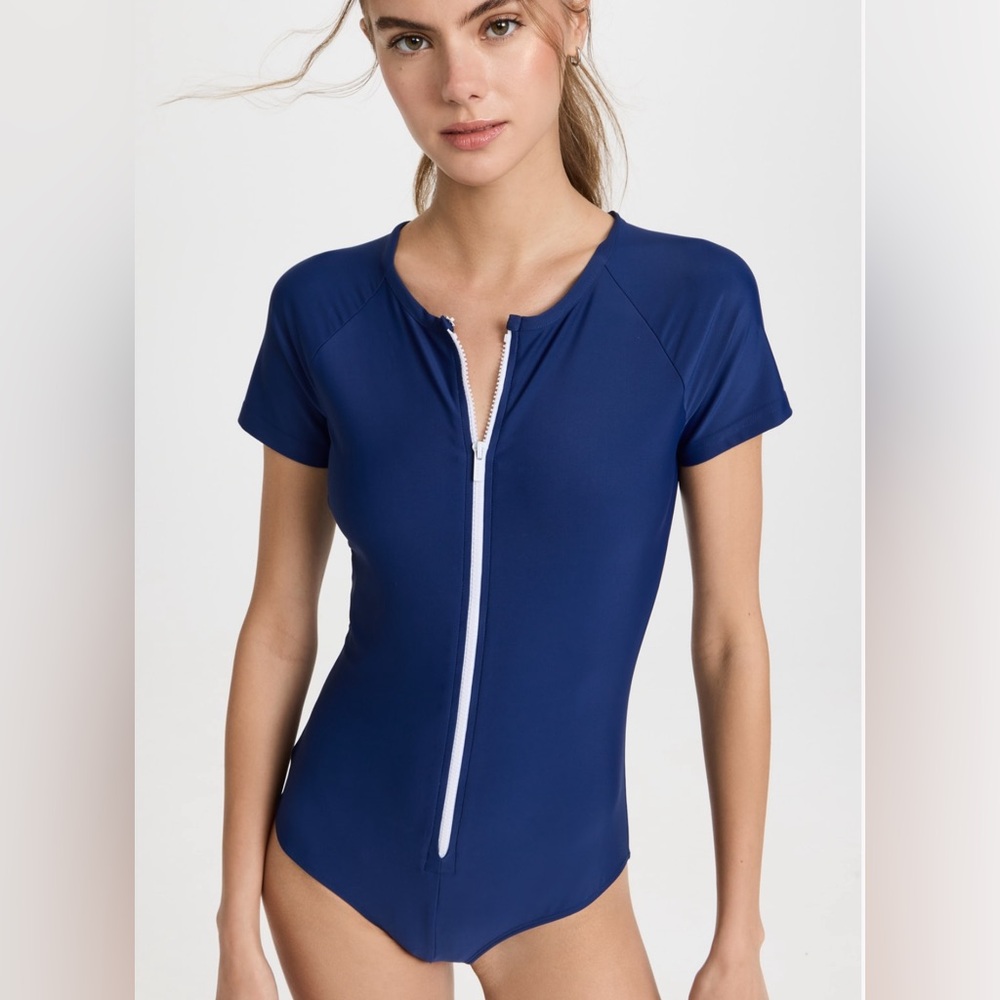 Cover Long Sleeve blue Protective Swim Jersey UPF 50+